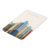 Vancouver, Canada | City Skyline Magneet (Linkerzijde)