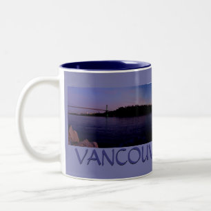 Vancouver Canada Coffee-Mokken en -brillen Tweekleurige Koffiemok