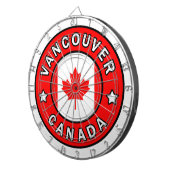 Vancouver Canada Dartbord (Voorkant Rechts)