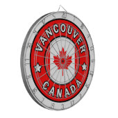Vancouver Canada Dartbord (Voorkant Links)