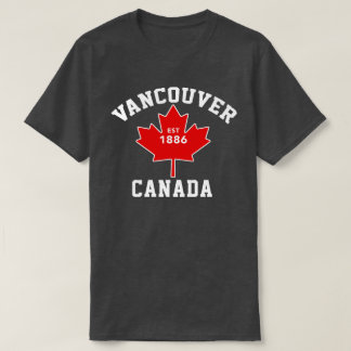 Vancouver Canada Est. 1886 Patriottisch T Shirt