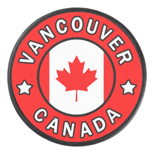 Vancouver Canada Hockey Puck (Voorkant)