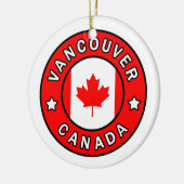 Vancouver Canada Keramisch Ornament (Links)