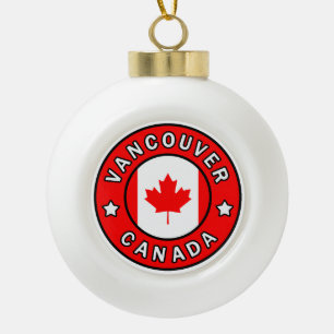 Vancouver Canada Keramische Bal Ornament