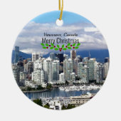 Vancouver Canada Kerstmis Keramisch Ornament (Voorkant)