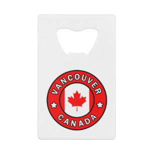 Vancouver Canada Kredietkaart Flessenopener
