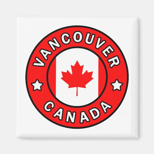 Vancouver Canada Magneet (Voorkant)