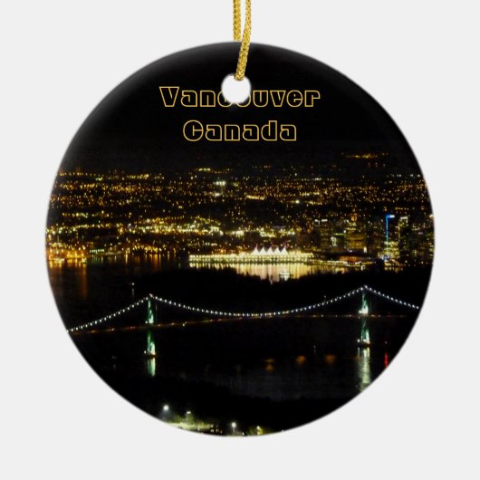 Vancouver Canada Ornament Custom Vancouver-cadeaut (Voorkant)