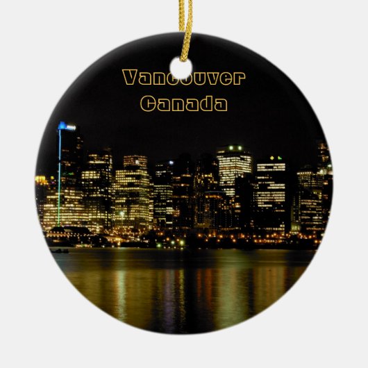 Vancouver Canada Ornament Custom Vancouver-cadeaut (Voorkant)