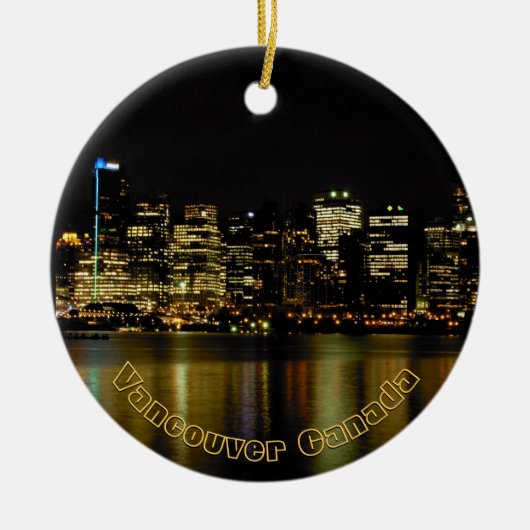 Vancouver Canada Ornament Custom Vancouver-cadeaut (Voorkant)