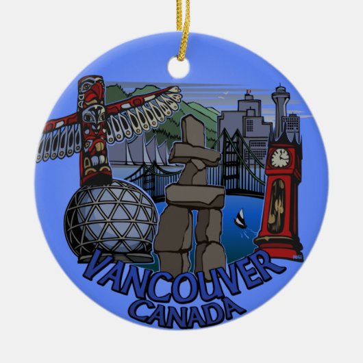 Vancouver Canada Ornament Vancouver Souvenirs (Voorkant)