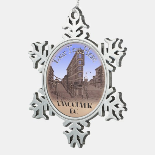 Vancouver Canada - Ornements de Noël Personnalisés (Vue impression)