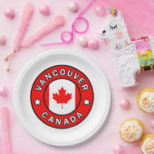 Vancouver Canada Papieren Bordje (Feest)
