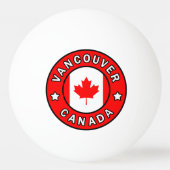 Vancouver Canada Pingpongballen (Voorkant)