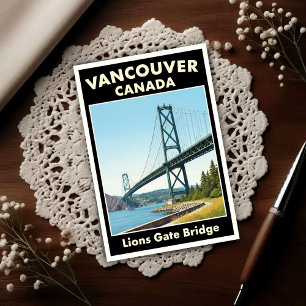 Vancouver, Canada: Reis in de jaren 60 Briefkaart