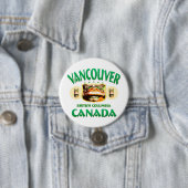 Vancouver Canada Ronde Button 7,6 Cm (In situ)
