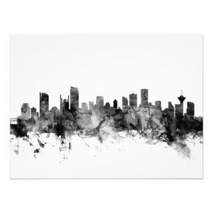 Vancouver Canada Skyline Foto Afdruk