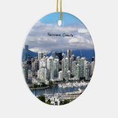 Vancouver Canada Skyline Keramisch Ornament (Rechts)
