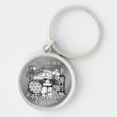 Vancouver Canada Sleutelhanger Vancouver Souvenirs (Voorkant)