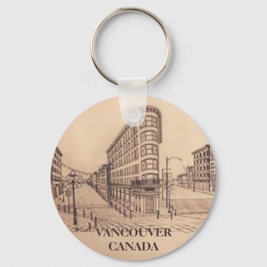 Vancouver Canada Sleutelhanger Vancouver Souvenirs (Voorkant)
