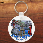 Vancouver Canada Sleutelhanger Vancouver Souvenirs (Voorkant)