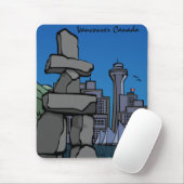 Vancouver Canada Souvenir Mousepad Inukshuk Muismat (Met muis)