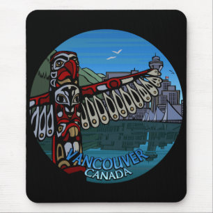 Vancouver Canada Souvenir Mousepad Vancouver Gifts Muismat