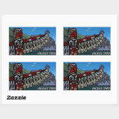 Vancouver Canada Stickers Landmark Souvenir Art (Vel)