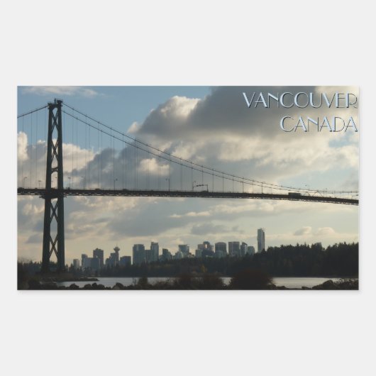 Vancouver Canada Stickers Lions Gate Souvenirs (Voorkant)