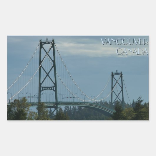 Vancouver Canada Stickers Lions Gate Souvenirs (Voorkant)