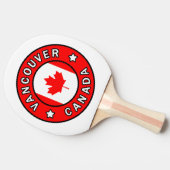 Vancouver Canada Tafeltennisbatje (Zijkant)