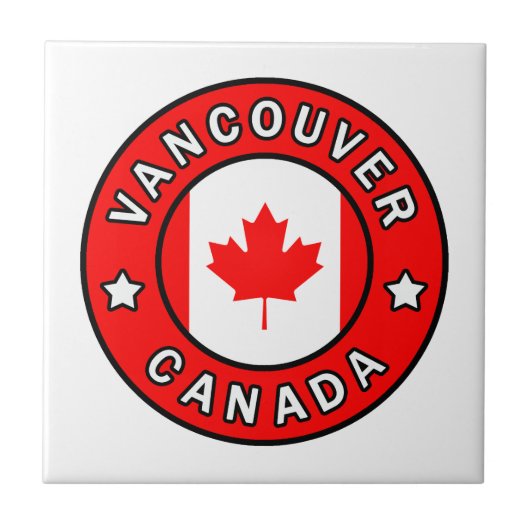Vancouver Canada Tegeltje (Voorkant)