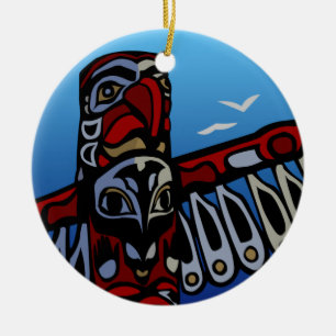Vancouver Canada Totem Pole Ornament Souvenirs