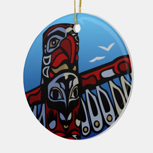 Vancouver Canada Totem Pole Ornement Souvenirs (Gauche)