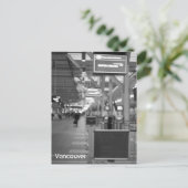 Vancouver - Carte postale noire et blanche de l'aé (Debout devant)