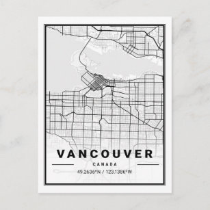 Vancouver (Colombie-Britannique) Carte des villes 