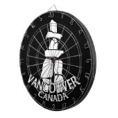 Vancouver Dartboard Vancouver Souvenir Dartboard Dartbord (Voorkant Rechts)