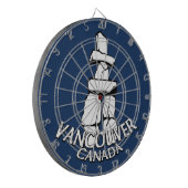 Vancouver Dartboard Vancouver Souvenir Dartboard Dartbord (Voorkant Links)