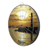 Vancouver Dartboard Vancouver Sunset Dartboard Dartbord (Voorkant Rechts)