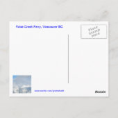 Vancouver en avril Carte postale (Dos)