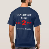 Vancouver Fire Engine-2-T-shirt T-shirt (Achterkant)
