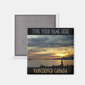 Vancouver Fridge Magnets Personalized Souvenir Magneet (Voorkant / Achterkant)