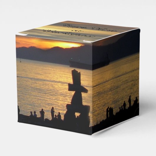 Vancouver Gift Box Aangepaste Vancouver Boxen Bedankdoosjes (Voorkant Zijde)