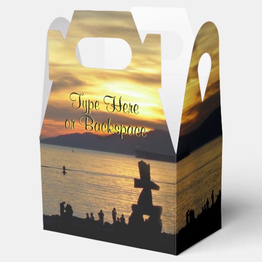 Vancouver Gift Box Aangepaste Vancouver Boxen Bedankdoosjes (Geopend)