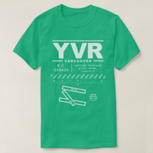 Vancouver International Airport YVR T-shirt