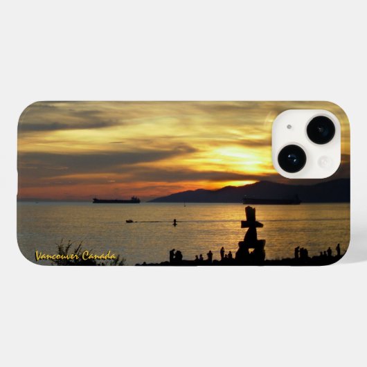 Vancouver iPhone 5 Hoesje Vancouver Sunset Cadeaus (Achterkant (horizontaal))