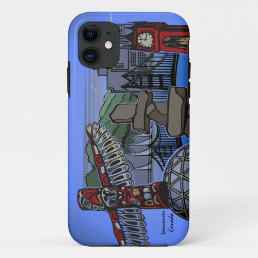 Vancouver iPhone 5 Hoesje Vancouver Totem Pole Gif (Achterkant)