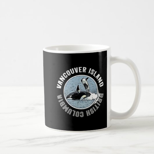 Vancouver Island BC Canada Orca Whales Adventure Koffiemok (Rechts)