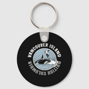 Vancouver Island BC Canada Orca Whales Adventure Sleutelhanger