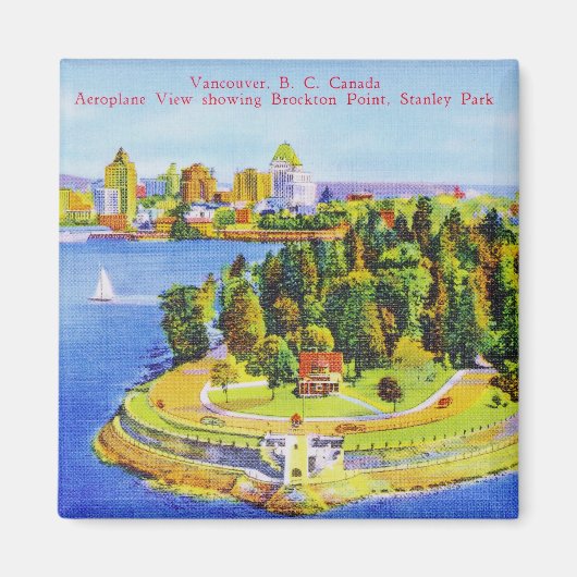 Vancouver Island Magnet Magneet (Voorkant)